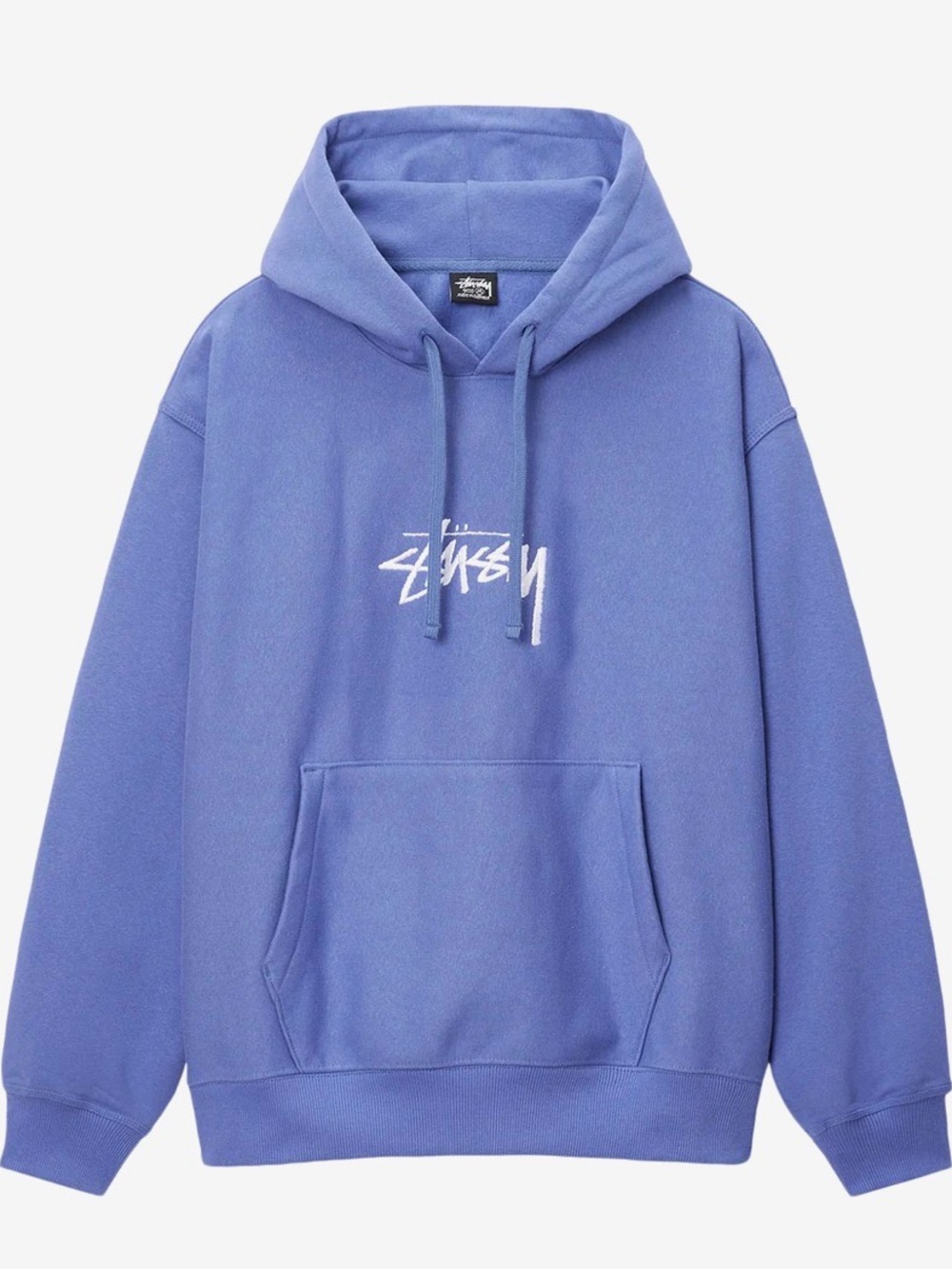 STÜSSY
Men's Stock Logo App. Hoodie Sweatshirt 
Storm